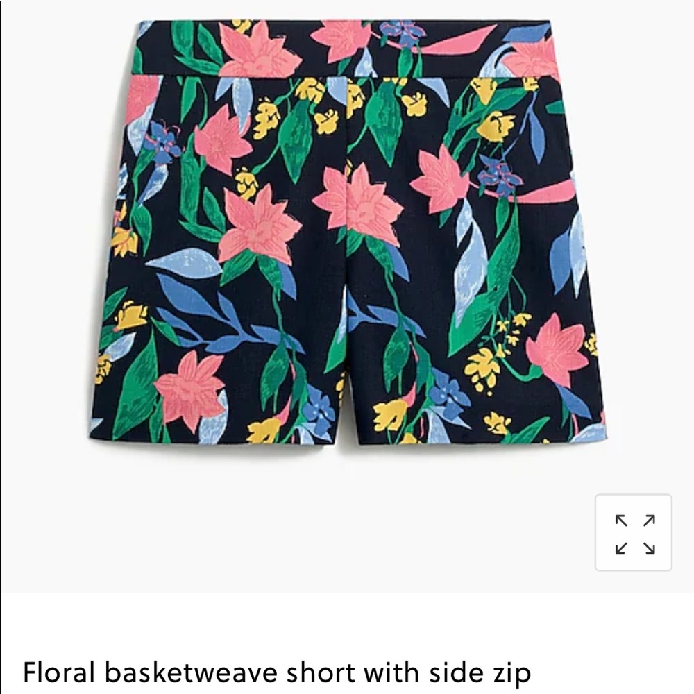 J. Crew Factory floralweave shorts